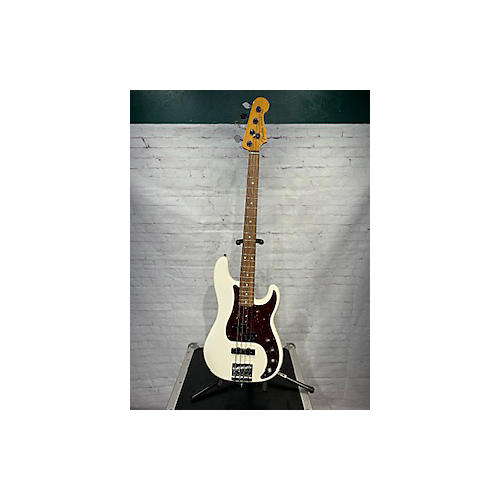 Fender American Ultra Precision Bass Electric Bass Guitar Pearl White