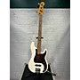 Used Fender American Ultra Precision Bass Electric Bass Guitar Pearl White