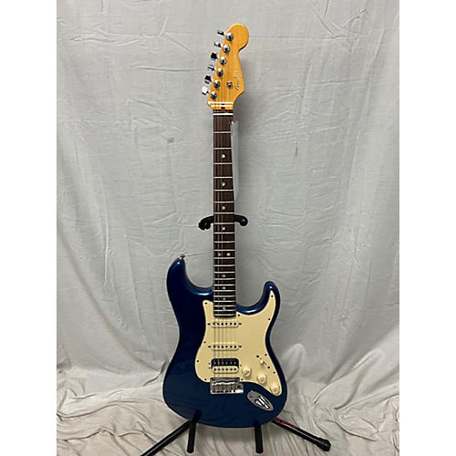 Fender American Ultra Stratocaster HSS Solid Body Electric Guitar Cobra Blue