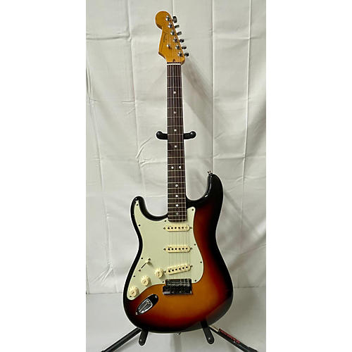 Fender American Ultra Stratocaster Left Handed Electric Guitar Tobacco Burst