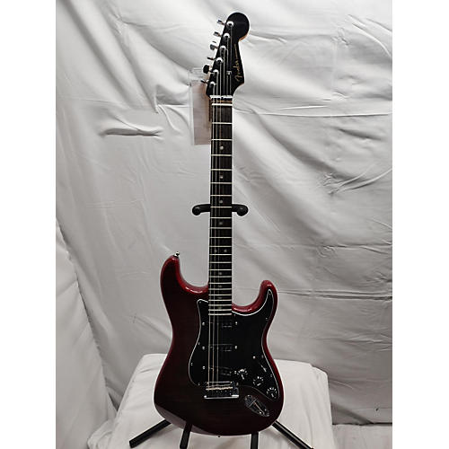 Fender American Ultra Stratocaster Solid Body Electric Guitar Ebony