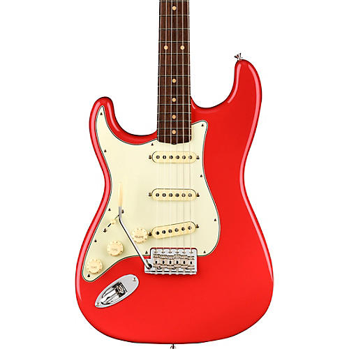 Fender American Vintage II 1961 Stratocaster Left-Handed Electric Guitar Fiesta Red