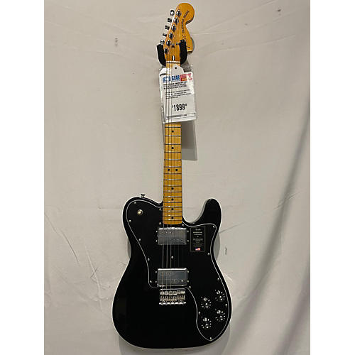 Fender American Vintage II 1975 Telecaster Deluxe Solid Body Electric Guitar Black