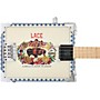 Lace Americana Acoustic-Electric Cigar Box Guitar 4 string