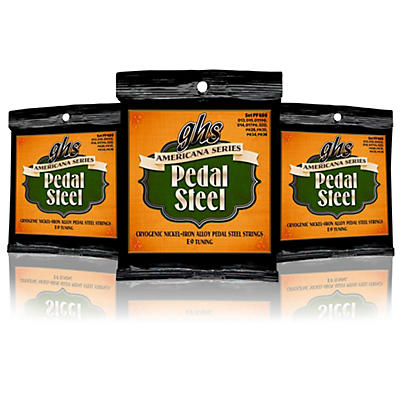 GHS Americana Pedal Steel Strings E9 Tuning (13-36) - 3 Pack