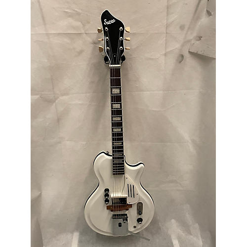 Supro Americana Solid Body Electric Guitar White