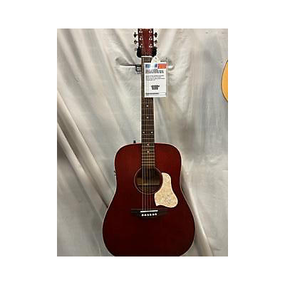 Art & Lutherie Americana Tennessee Red QIT Acoustic Electric Guitar