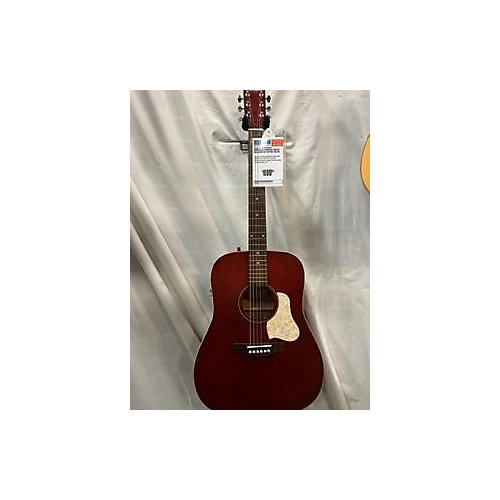 Art & Lutherie Americana Tennessee Red QIT Acoustic Electric Guitar Red