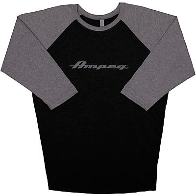 Ampeg Ampeg Raglan Black Sleeve Shirt - Grey