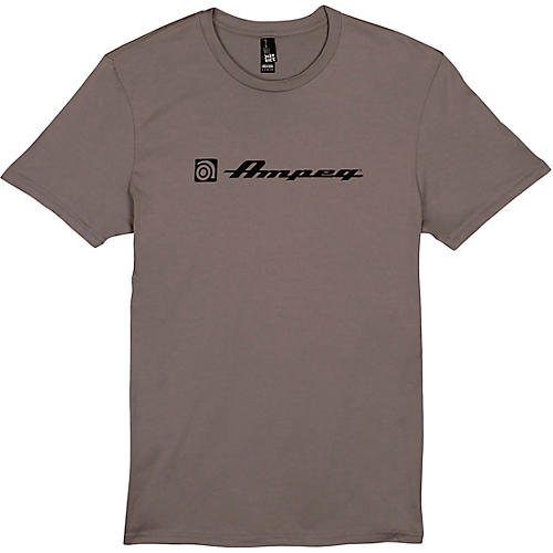Ampeg Ampeg Script & Clamshell Tee - Grey Large Gray