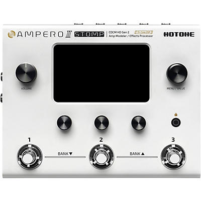 Hotone Effects Ampero II Stomp Amp Modeler & Effects Processor -