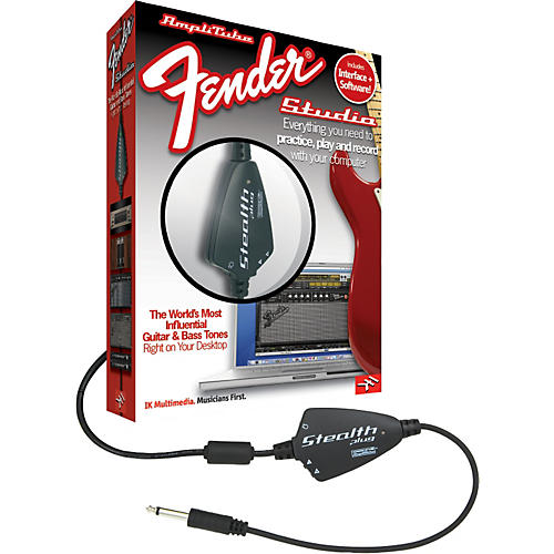AmpliTube Fender Studio Software/Hardware Bundle + StealthPlug USB Interface