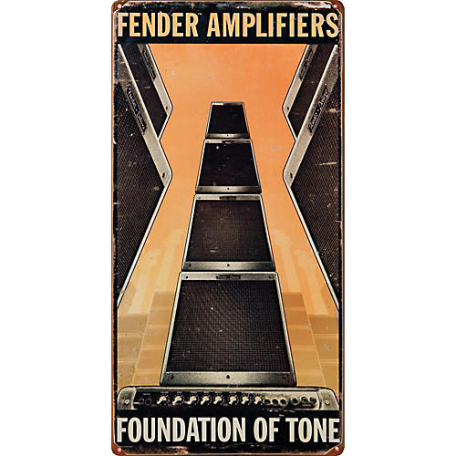Amplifiers Vintage Metal Sign