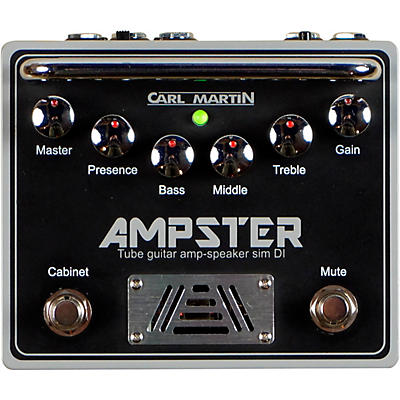Carl Martin Ampster Tube Guitar Amp Speaker Sim DI Effects Pedal