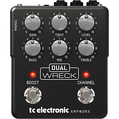 TC Electronic Ampworx Dual Wreck Preamp Pedal