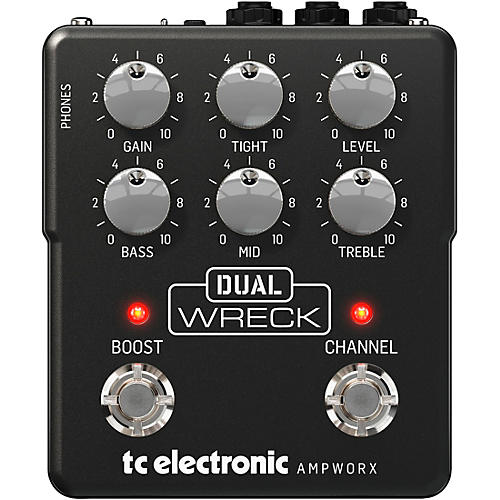 TC Electronic Ampworx Dual Wreck Preamp Pedal Condition 1 - Mint Black