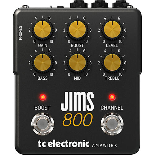 TC Electronic Ampworx JIMS 800 Preamp Pedal Black