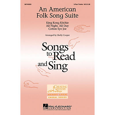 Hal Leonard An American Folk Song Suite 3 Part Treble arranged by Shelly Cooper