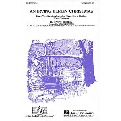 Hal Leonard An Irving Berlin Christmas (Medley) 3-Part Mixed Arranged by Roger Emerson