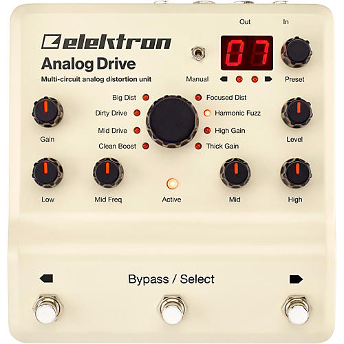 Analog Drive Multi-Circuit Analog Distortion Unit Pedal