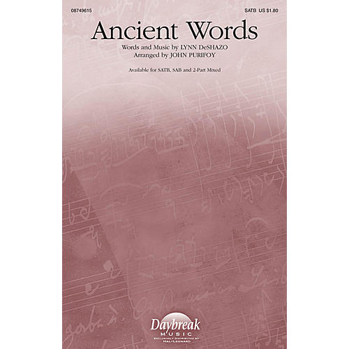 Hal Leonard Ancient Words SATB