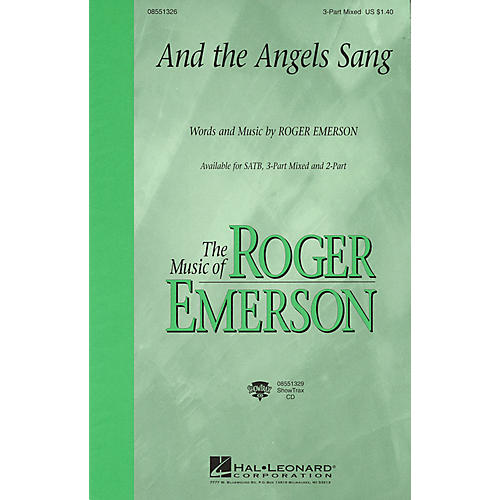 Hal Leonard And the Angels Sang 3-Part Mixed composed by Roger Emerson