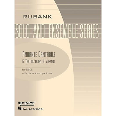 Rubank Publications Andante Cantabile (Oboe Solo with Piano - Grade 3) Rubank Solo/Ensemble Sheet Series