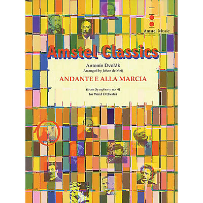 Amstel Music Andante e Alla Marcia (from Symphony No. 4) (Score Only) Concert Band Level 4 Arranged by Johan de Meij