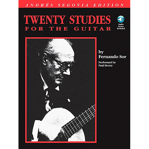 Andres Segovia - 20 Studies for The Guitar Book/CD Package