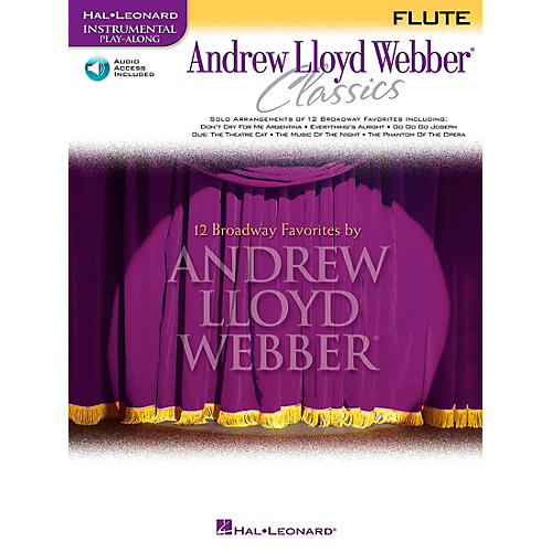 Andrew Lloyd Webber Classics for Flute Book/CD