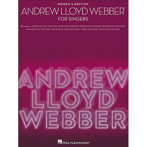 Hal Leonard Andrew Lloyd Webber for Singers - Women's Edition