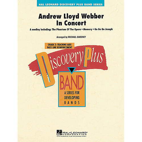 Hal Leonard Andrew Lloyd Webber in Concert - Discovery Plus Band Series Level 2 arranged by Michael Sweeney