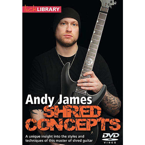Andy James Shred Concepts DVD Lick Library
