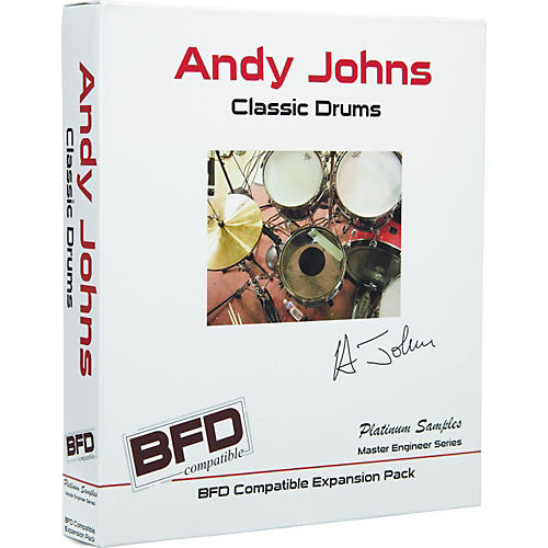 Platinum Samples Andy Johns Classic Drums for BFD