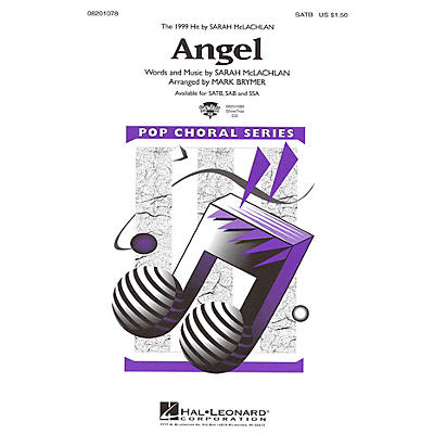 Hal Leonard Angel SATB by Sarah McLachlan arranged by Mark Brymer