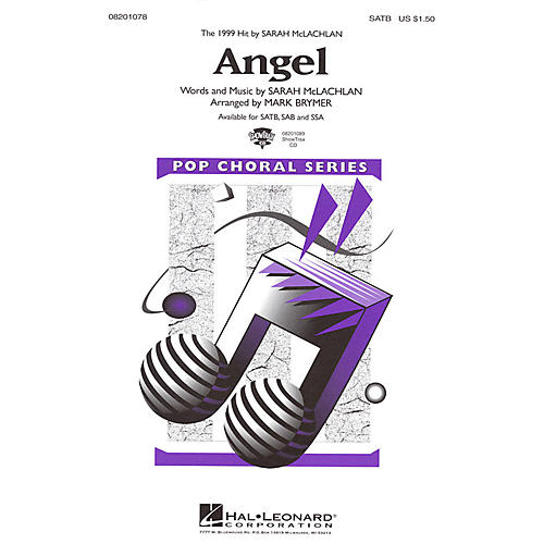 Hal Leonard Angel SSA by Sarah McLachlan Arranged by Mark Brymer