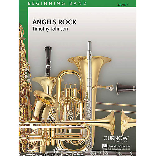 Curnow Music Angels Rock (Grade 1 - Score Only) Concert Band Level 1 Arranged by Timothy Johnson