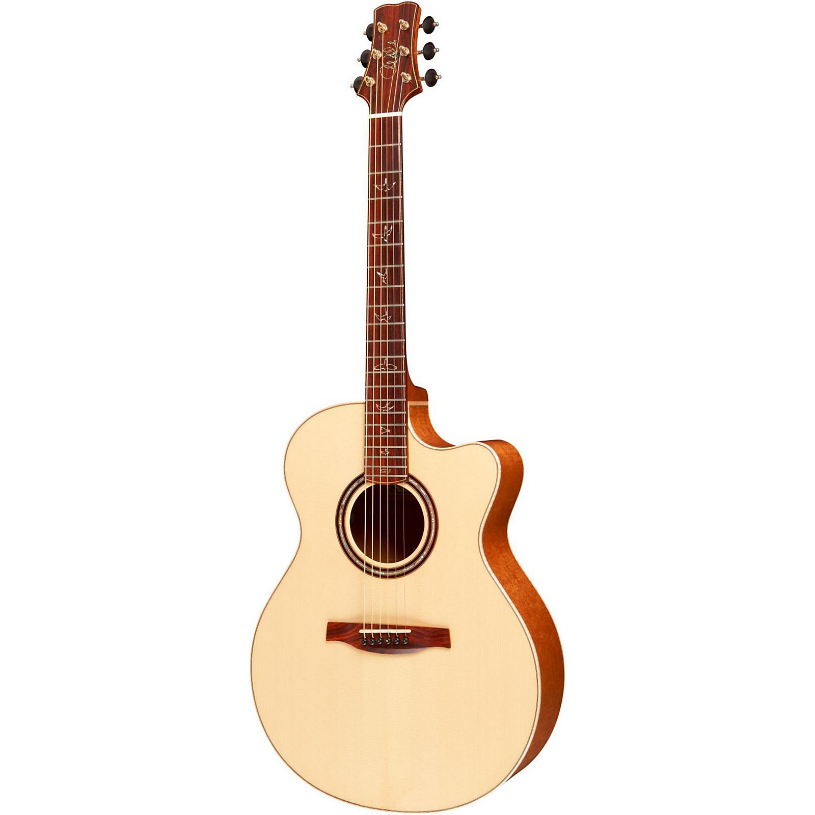 PRS Angelus Cutaway Acoustic Guitar with Figured Mahogany Back and