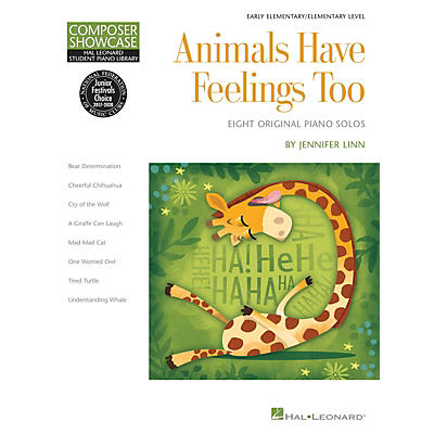 Hal Leonard Animals Have Feelings Too Piano Library Series Book by Jennifer Linn (Level Elem)