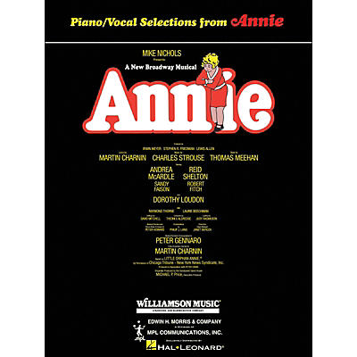 Hal Leonard Annie arranged for piano, vocal, and guitar (P/V/G)