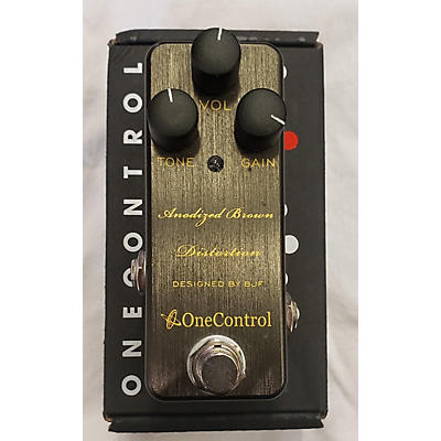 One Control Anodized Brown Distortion Effect Pedal