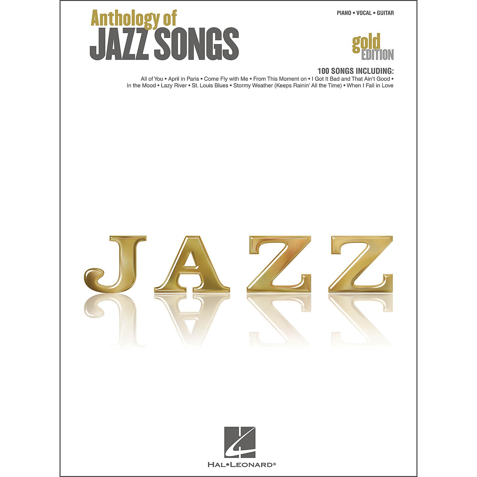 Hal Leonard Anthology Of Jazz Songs Gold Edition arranged for piano