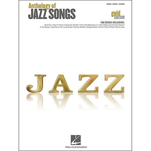 Anthology Of Jazz Songs - Gold Edition arranged for piano, vocal, and guitar (P/V/G)