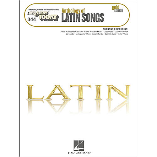 Anthology Of Latin Songs - Gold Edition E-Z Play 344