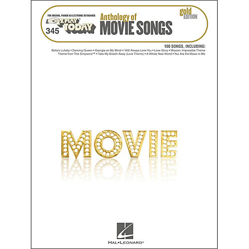 Anthology Of Movie Songs Gold Edition E-Z Play 345