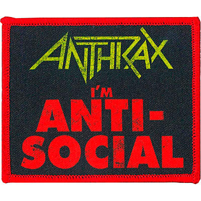 C&D Visionary Anthrax Anti-Social Patch
