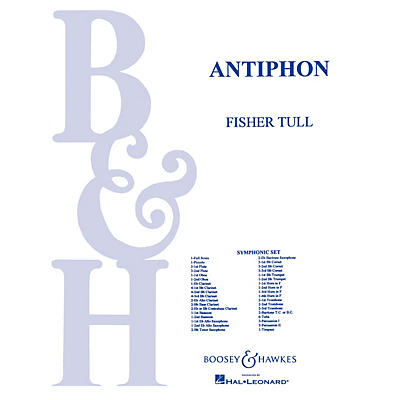 Boosey and Hawkes Antiphon (Score and Parts) Concert Band Composed by Fisher Tull