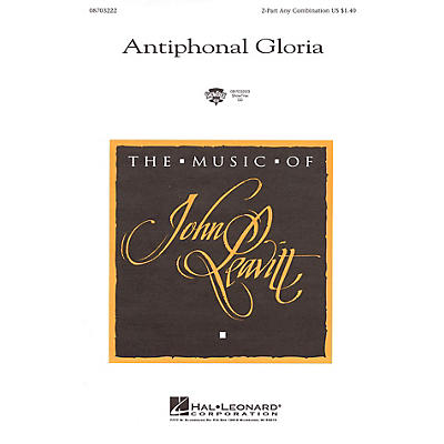 Hal Leonard Antiphonal Gloria 2-Part any combination