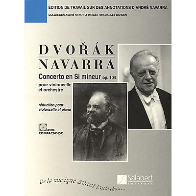 Editions Salabert Antonín Dvorák - Concerto in B minor (Cello and Piano) String Series Softcover with CD
