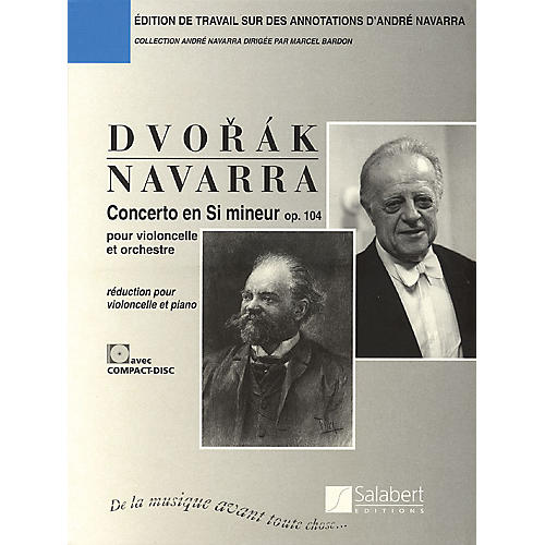 Editions Salabert Antonín Dvorák - Concerto in B minor (Cello and Piano) String Series Softcover with CD
